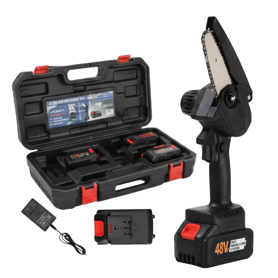 Motosierra de Mano Eléctrica | Batería 48V + Maletín GRATIS