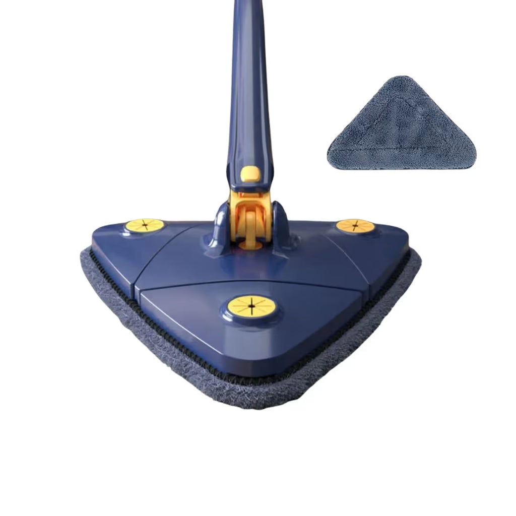 Fregona 360º telescópica con mopa triangular + 2 Recambios