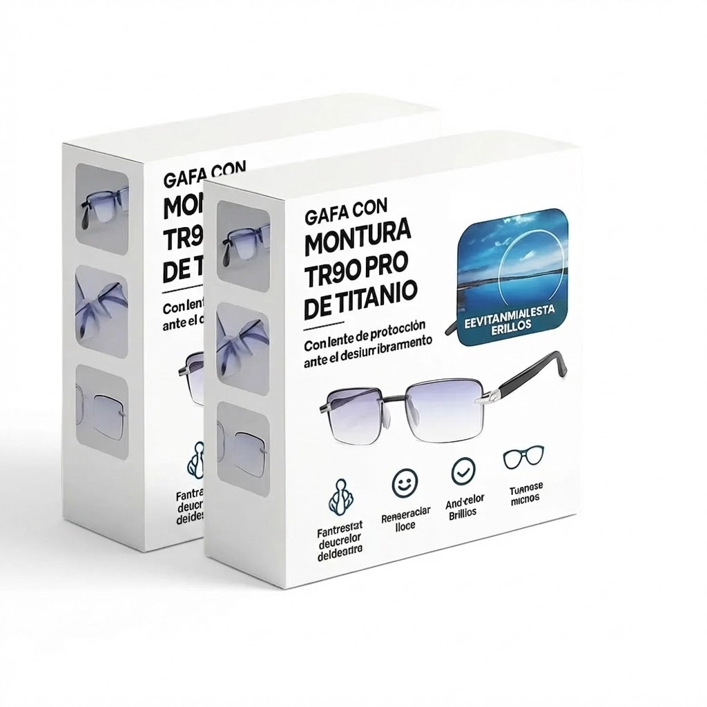 Gafas Anti-Rayos Vision™ + Funda de Cuero y Botella Limpia Gafas 500ml Gratis (Oferta 2x1)